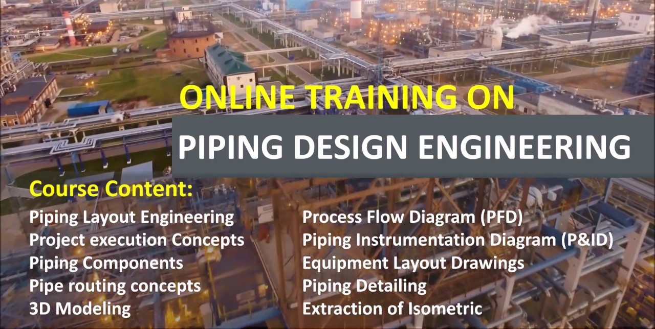 Online Piping Design engineering course, mep Design course, Institute for Piping Design Course Online Piping Design engineering course, Online Piping Design course, Institute for Online Piping Design Course